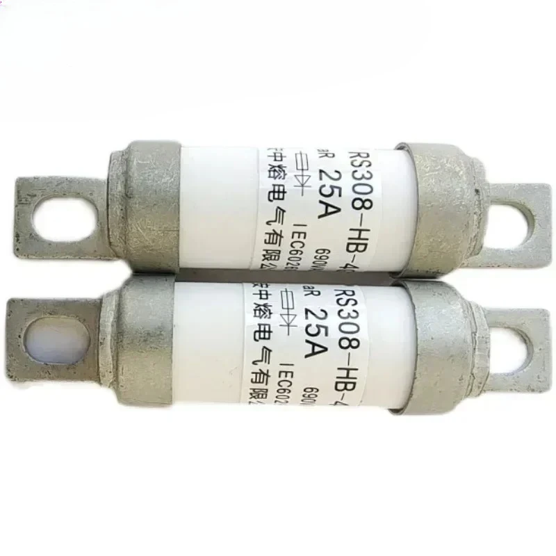 

Medium melting RS308-HB fuse 690V 25A 32A 40A 63A 80A new energy vehicle fuse 2pcs