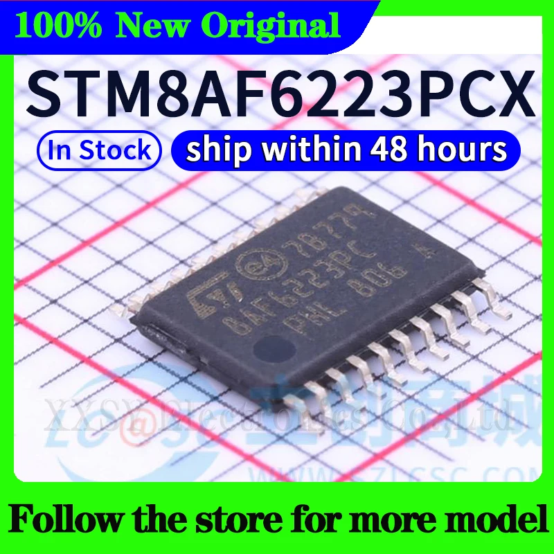 

STM8AF6223PCX В наличии