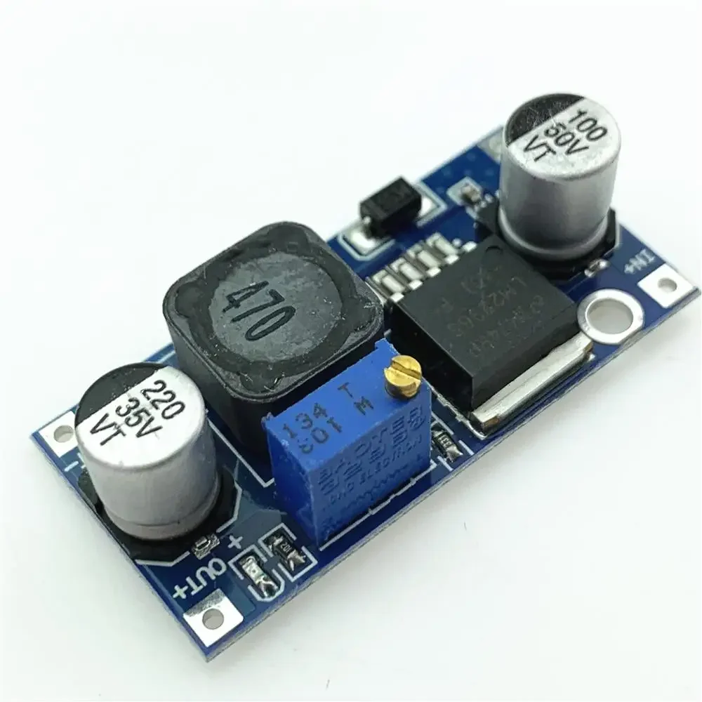 For LM2596S DC-DC DC adjustable buck regulated power supply module board 3A 5A 75W 24V to 12 / 5V switch