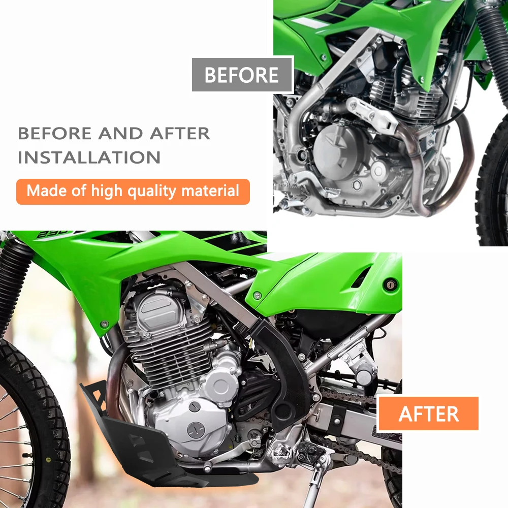 Защита двигателя защитной пластины для Kawasaki KLX230 KLX 230 аксессуары мотоциклов под крышкой