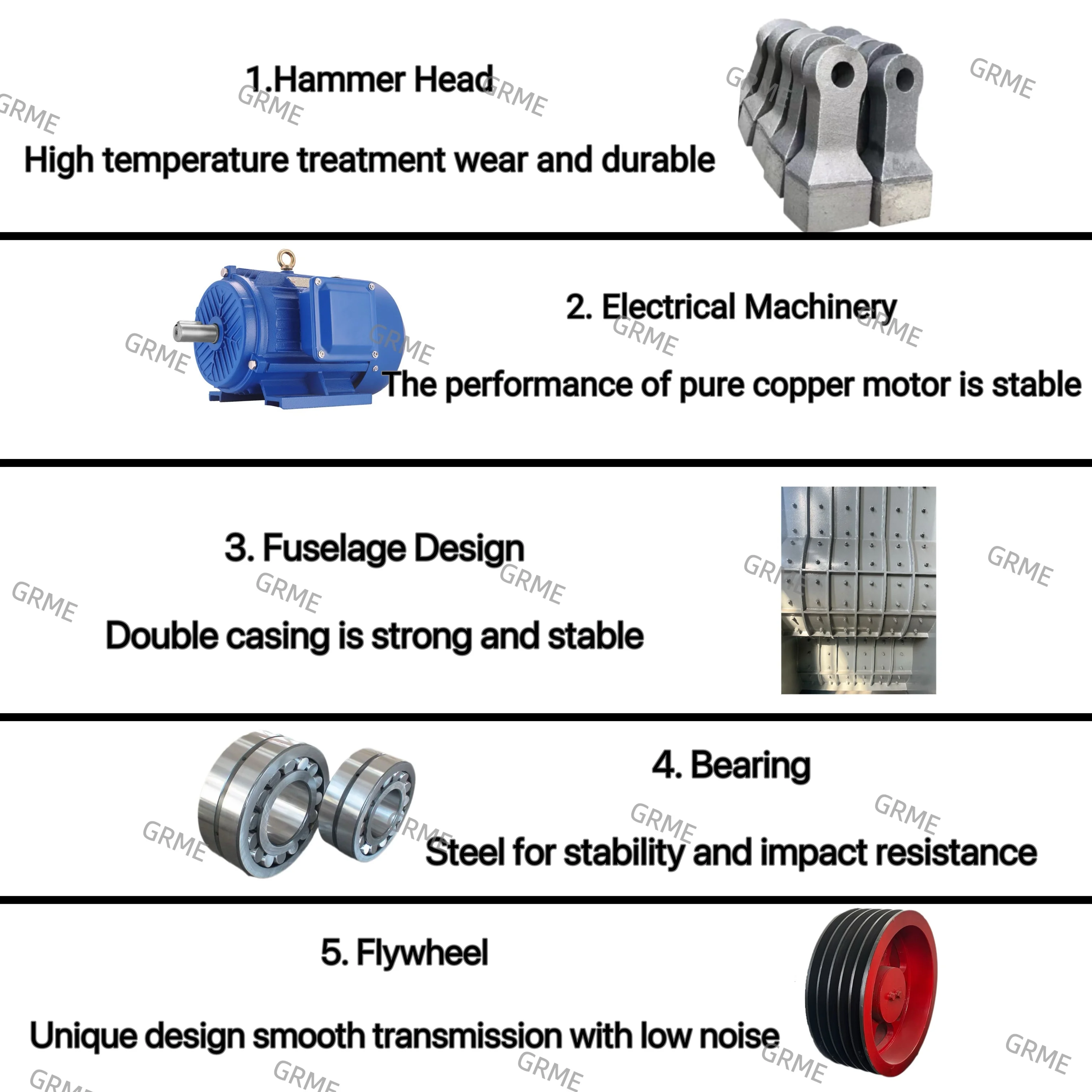 Wholesale Price Small Hammer Crusher Stone  Complete 10 Tone    Machine