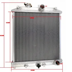 2 Row Racing Radiator Car High performance Aluminum Radiator For HONDA CIVIC B18C B16A 32MM IN/OUT MT AT Car Accessories