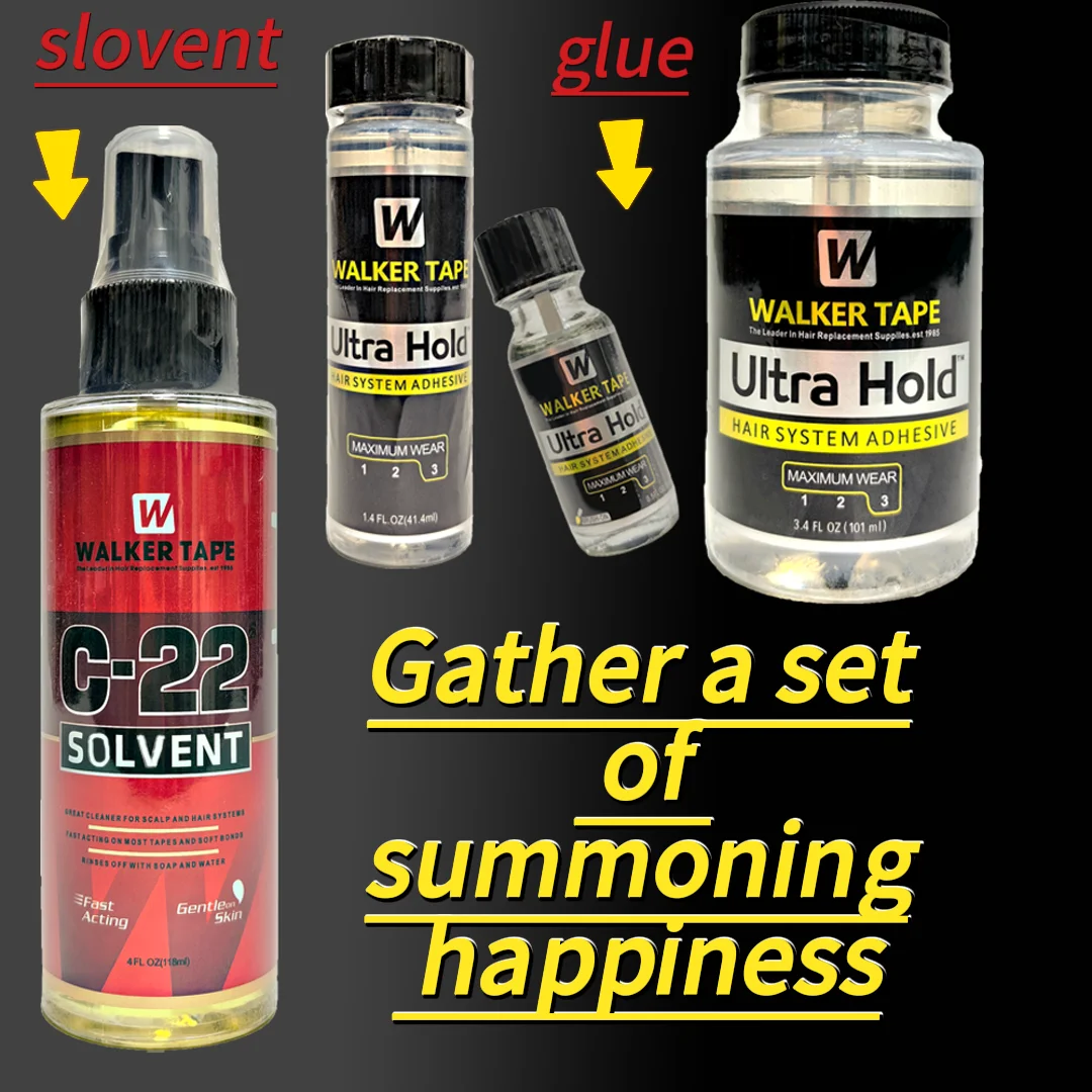 

C22 Walker Tape Кружевной клей Водонепроницаемый, прочный, быстросохнущий, подходит для ролевых игр Накладные уши Кружевные парики Бесшовные