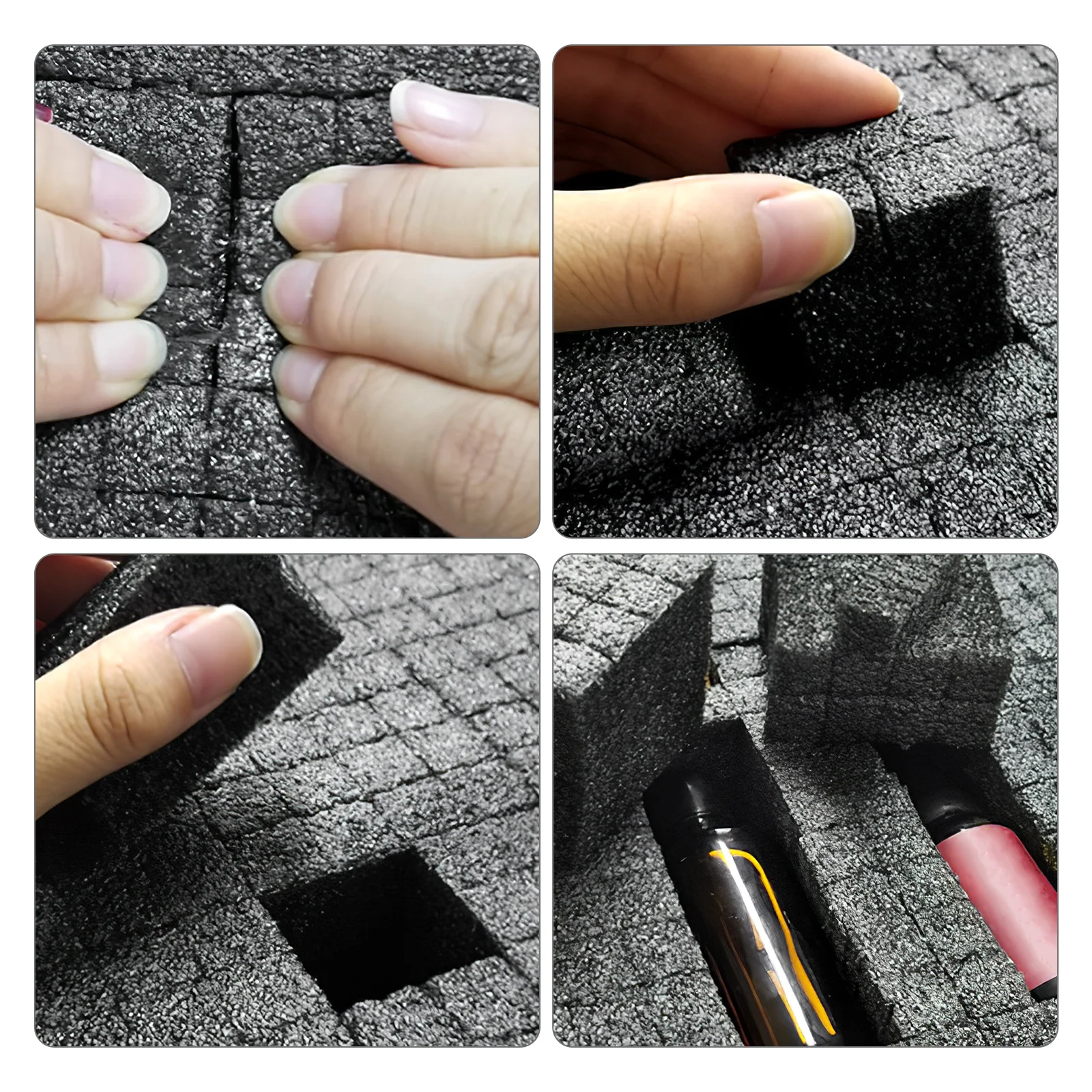 

2pcs Inserts For Toolbox Storage Box Padding Craft Sheet Cubes Blocks For Crafts Packing Sheets Case Tool Box Foam Inserts