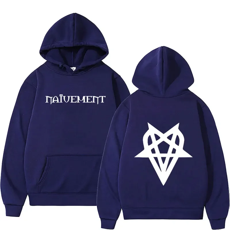 Destroy lonely X naivement heartagram hoodies poppy no stylist oversized pullover hoodie men women fashion sweatshirt streetwear