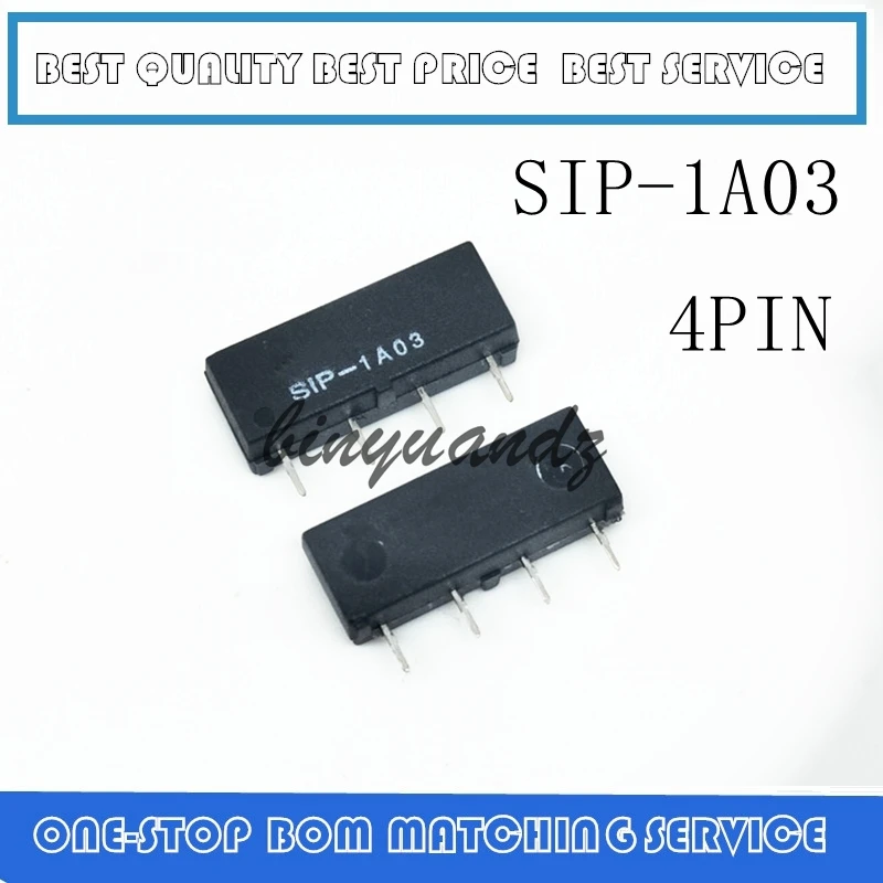 10 PCS-50 PCS 3 V Relé SIP-1A03 Reed Switch Relé para PAN CHANG Relé 4PIN Novo