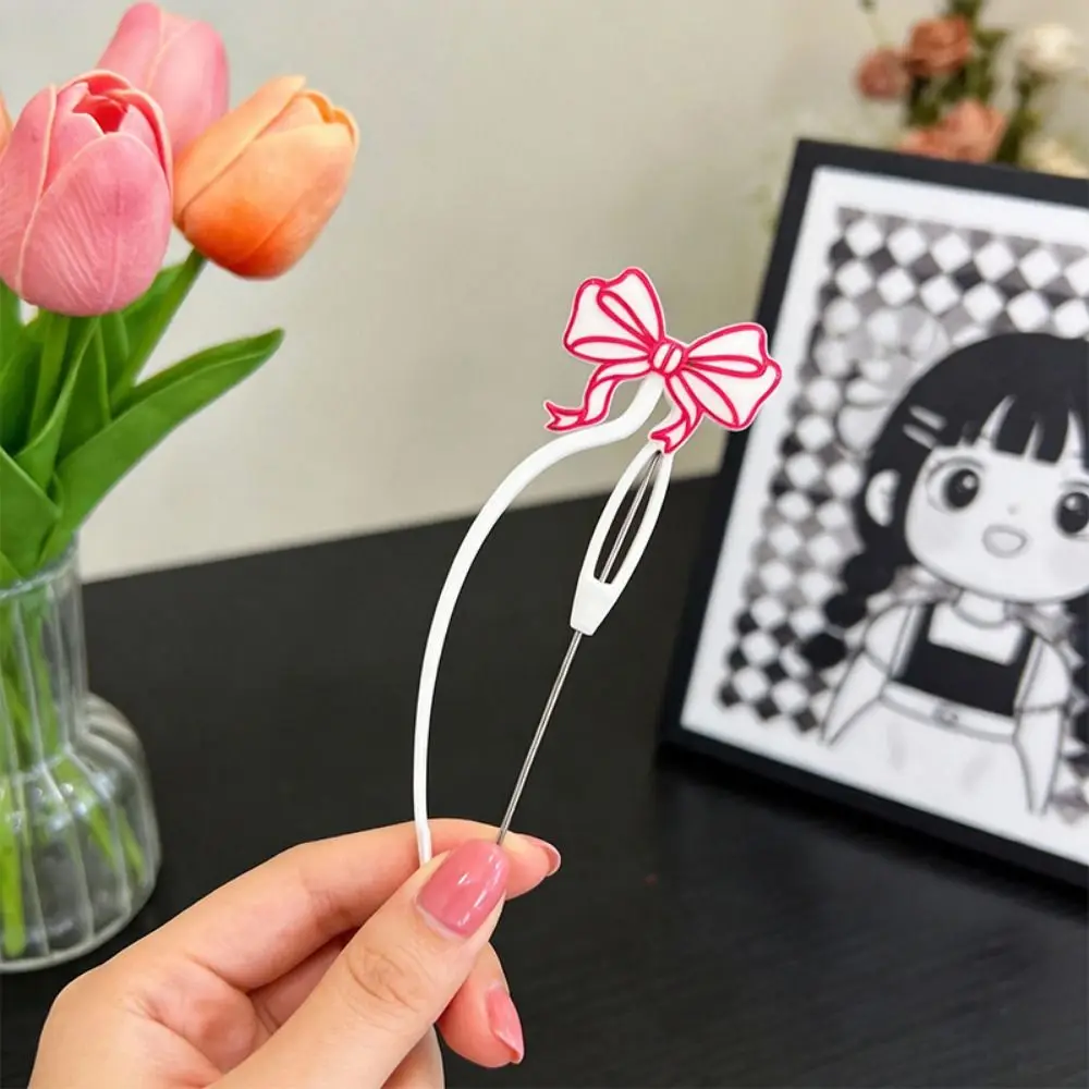 2.6mm Fuse Bead Needle Pen Single Needle Brogue Perler Bead Loading Needle Elegant Delicate Fuse Bead Placement Tool