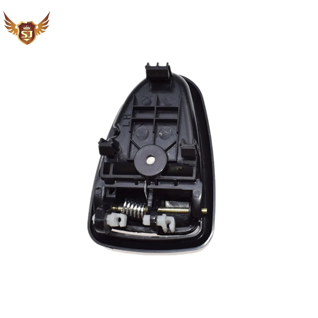 Poignée de porte intérieure lisse noire, gauche ou droite, adaptée pour Hyundi Accent Verna 2000-2006