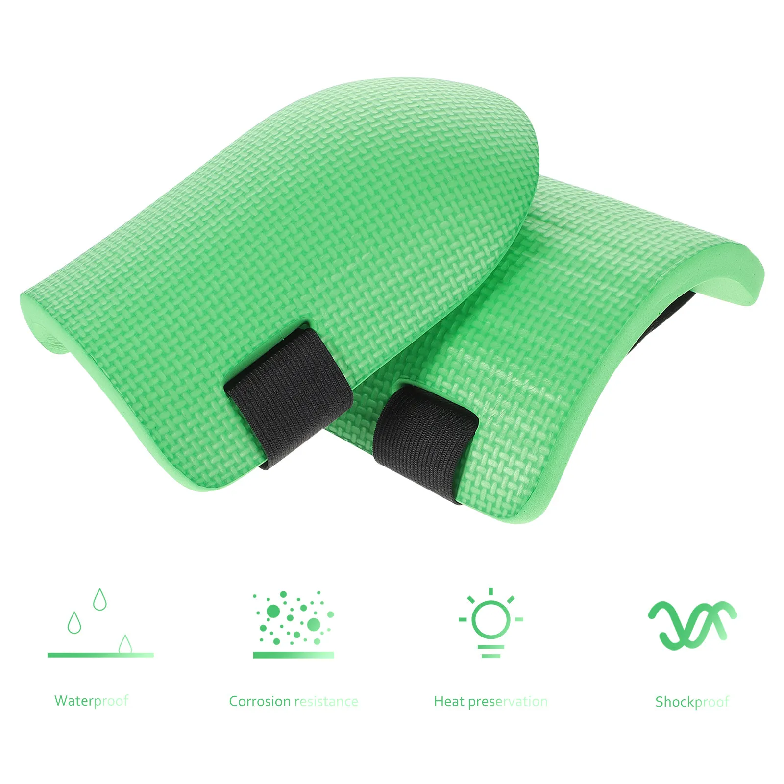 

1Pair Comfortable Anti-Slip Knee Pads Heavy Duty Work Pads with Strong Double Straps for Construction Flooring