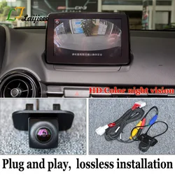 Cámara de visión nocturna para coche, dispositivo de retrovisor para Mazda CX-3, CX 3, CX3, 2016, 2017, 2018, 2019, 2020, 2021, pantalla OEM, Plug And Play, HD, Color