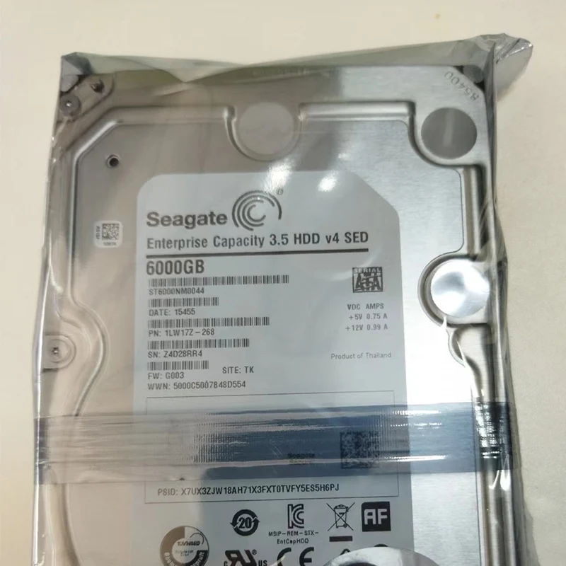 6tb enterprise disco mecânico desktop lojas de computador 6000g 7200 rpm 6tb monitoramento disco rígido