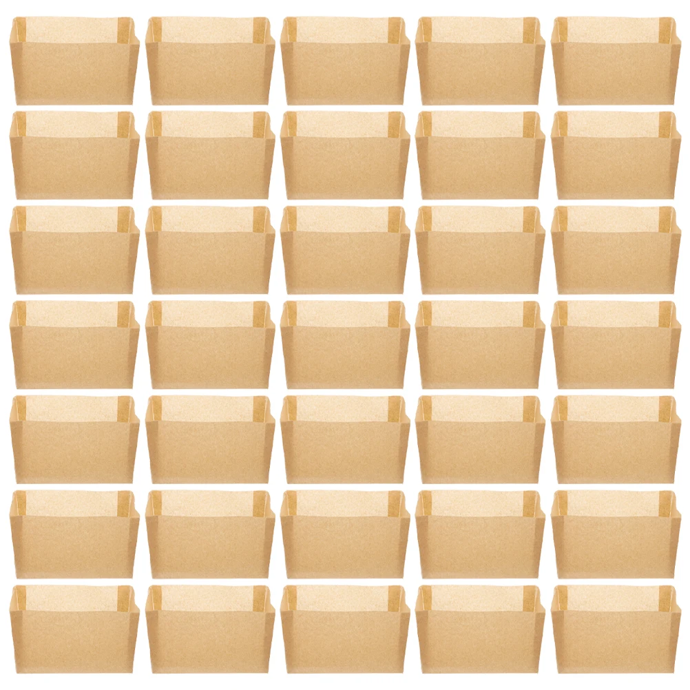 

50pcs Bread Pan Liner Parchment Paper Loaf Baking Nonstick Mold Pad Raw Wood Pulp Disposable Bake Accessories