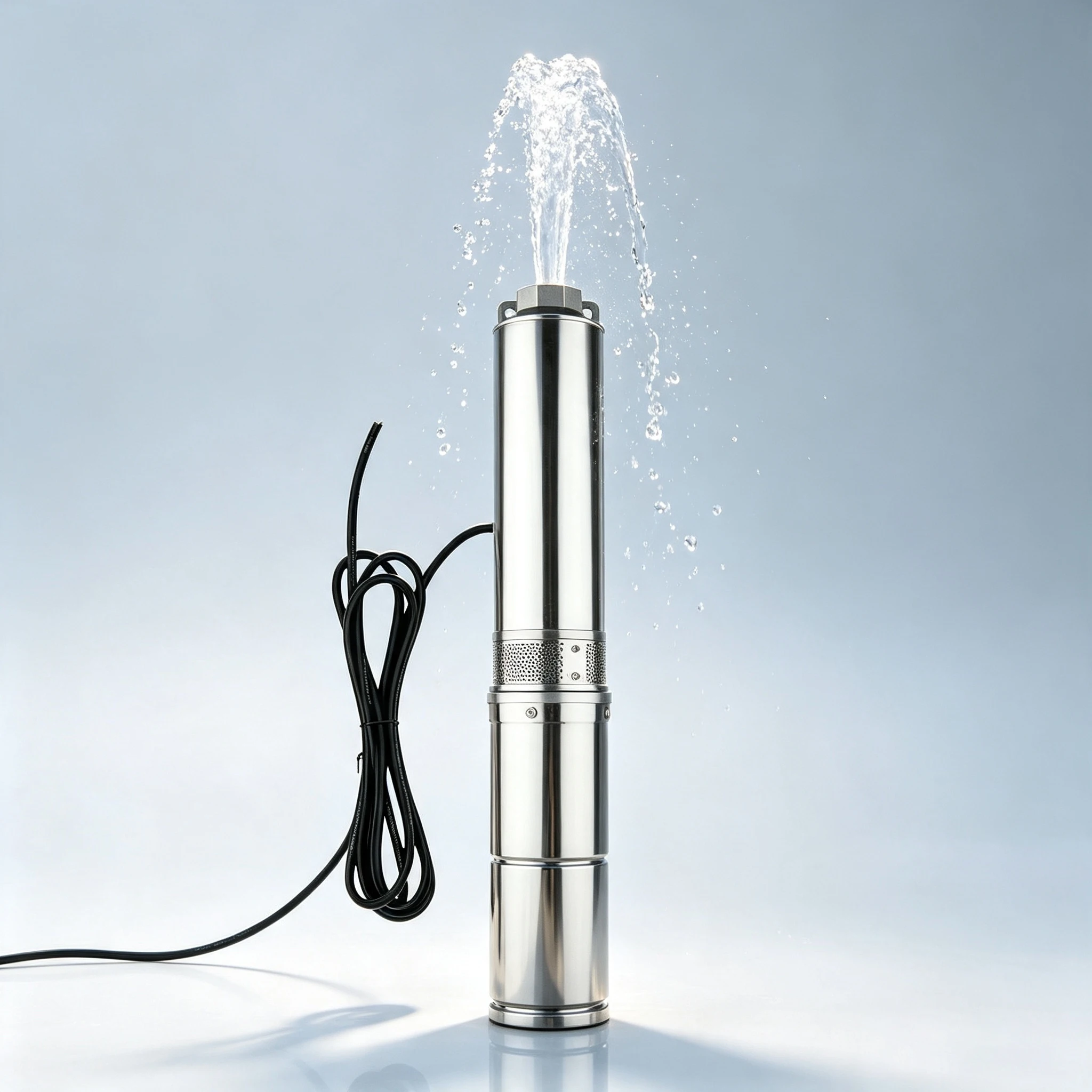 Built-in Controller AC DC Hybrid Solar Deep Well Submersible Pump Agricultural Irrigation Borehole Pump