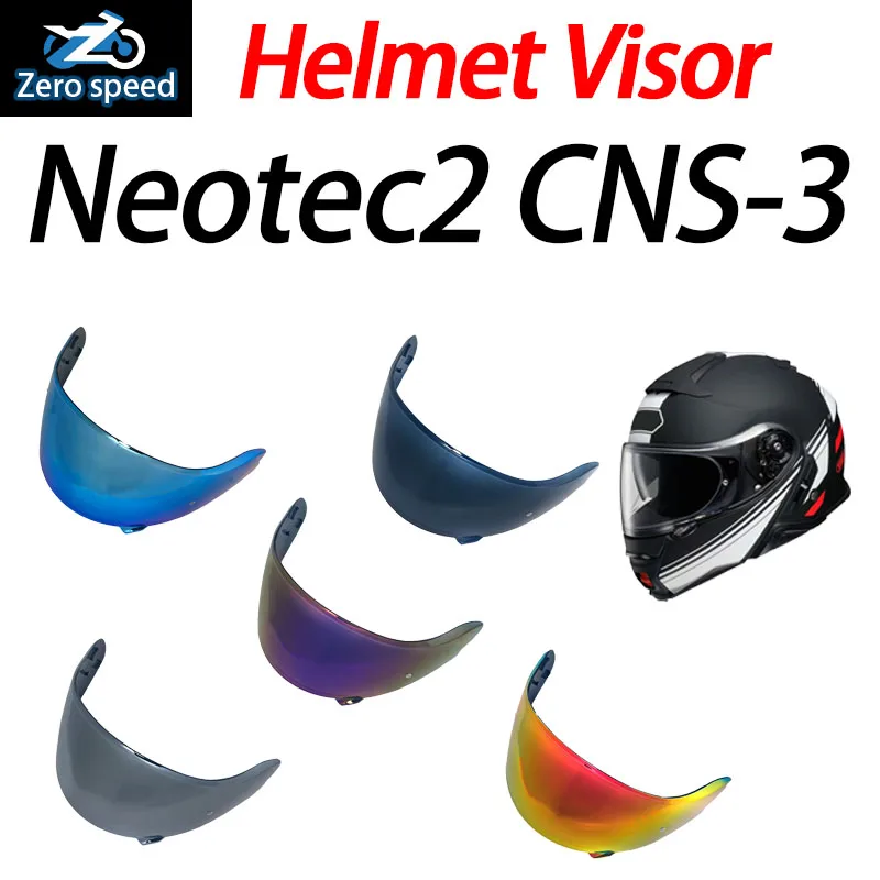 

Neotec 2 CNS-3 Чехол для анфасного шлема с козырьком для Shoei Neotec 2 II Anti Fog Silver Revo Red Козырек дневного и ночного универсального использования