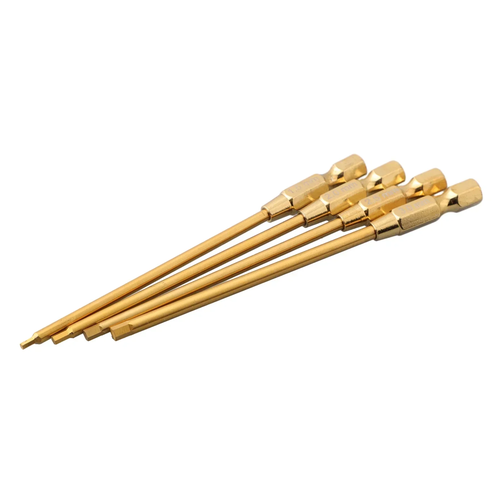 Wrenche Tool Screwdriver 1.5/2/2.5/3mm 4PCS Easy To Use Golden Hand Tool Hex Mini Practical To Use Replacement