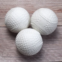 1 Piece Beginner Rubber Soft Safety Baseball Ball For Child Young Men Women Training Safe 3 Size To Choice