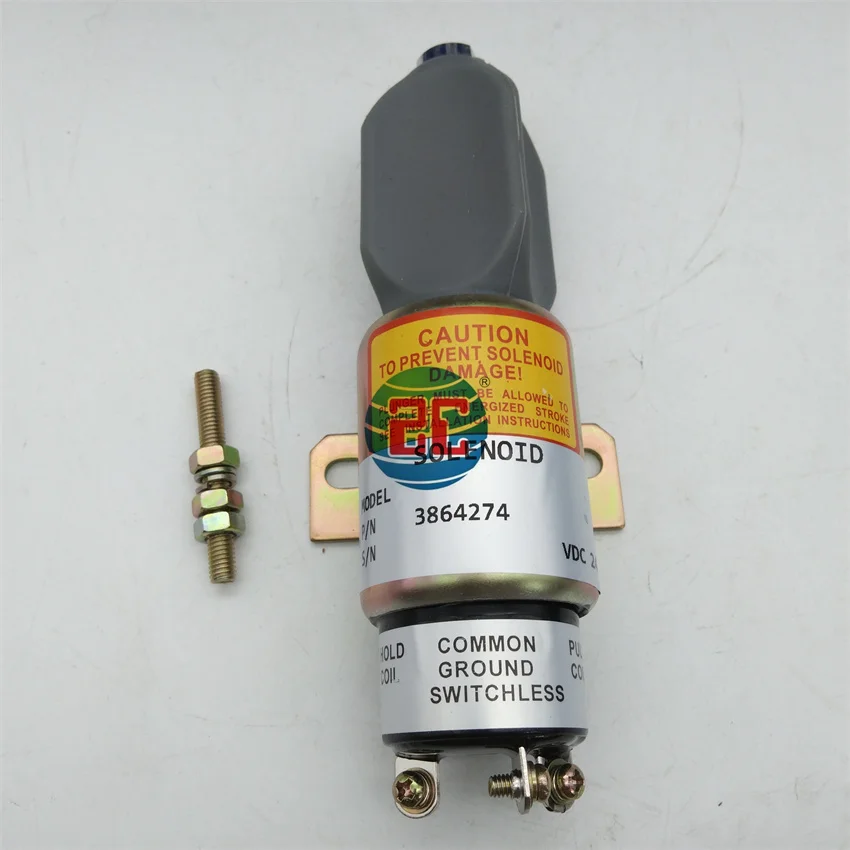 

Соленоид остановки двигателя 24 В 1751ES-24E7U1B1S5 Соленоид отключения топлива 3864274