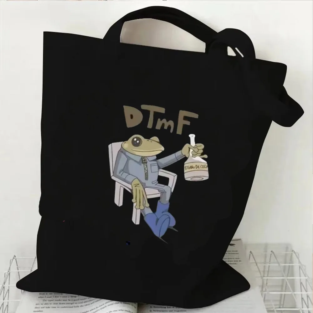 Bad Bunny tote bag foldable bolsas de tela shopping shopper totebag woman