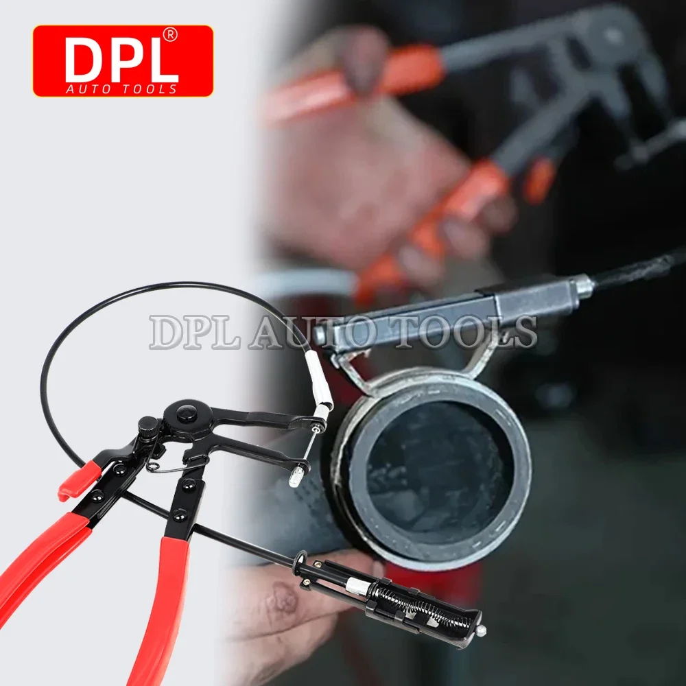 Bendable Hose Clamping Pliers Flexible Cable Type Swivel Pincer Clamps Removal Repair Tools for Automotive Radiator Fuel Water