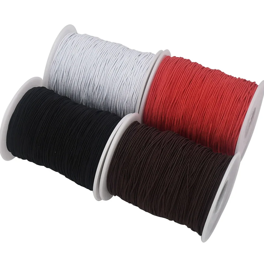 100M/roll Elastic String for Bracelets Sturdy Stretchy Elastic Cord for Jewelry Making, Necklaces, Beading And Crafts