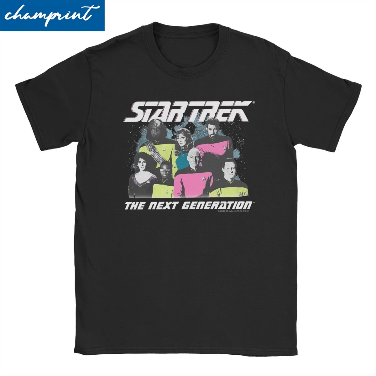 Stars Treks Generation Neon T-Shirts for Men Women Fun Cotton Tees O Neck Short Sleeve T Shirts Birthday Gift Clothing