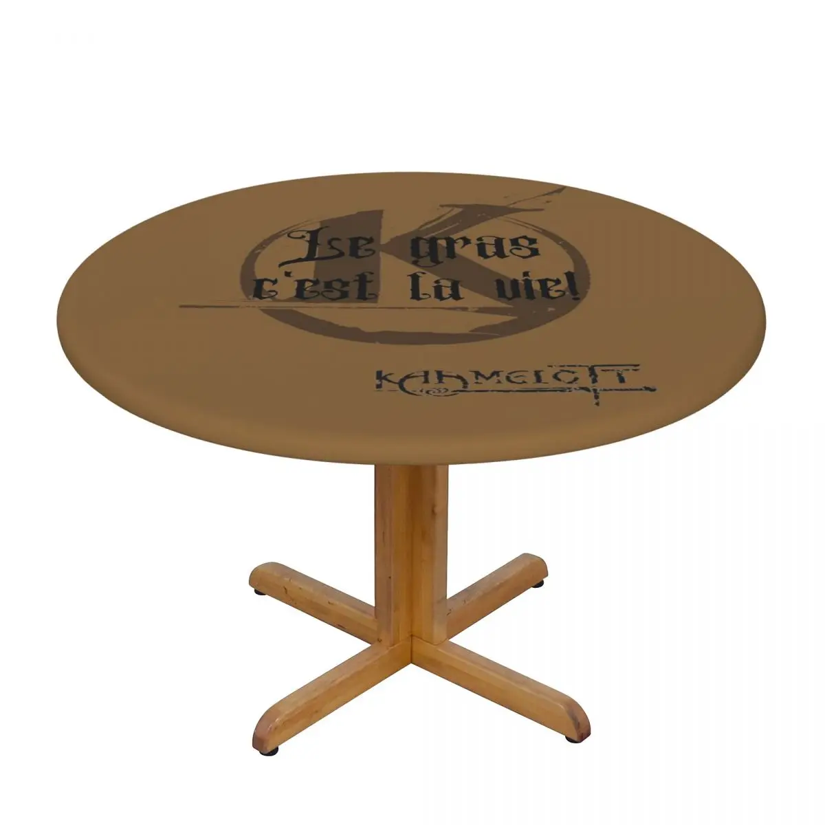 Quote Kaamelott The Fat! Waterproof Round Tablecloth Oilproof Table Cloth for Kitchen Events Dining Table Cover