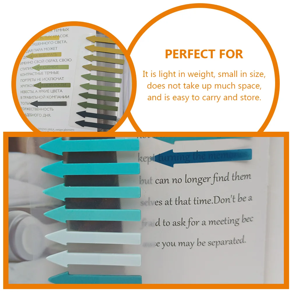 6 Books Color Pointed Index Stickers School Page Markers Multi-function Tabs Labels The Pet Convenient Sticky Flags Student