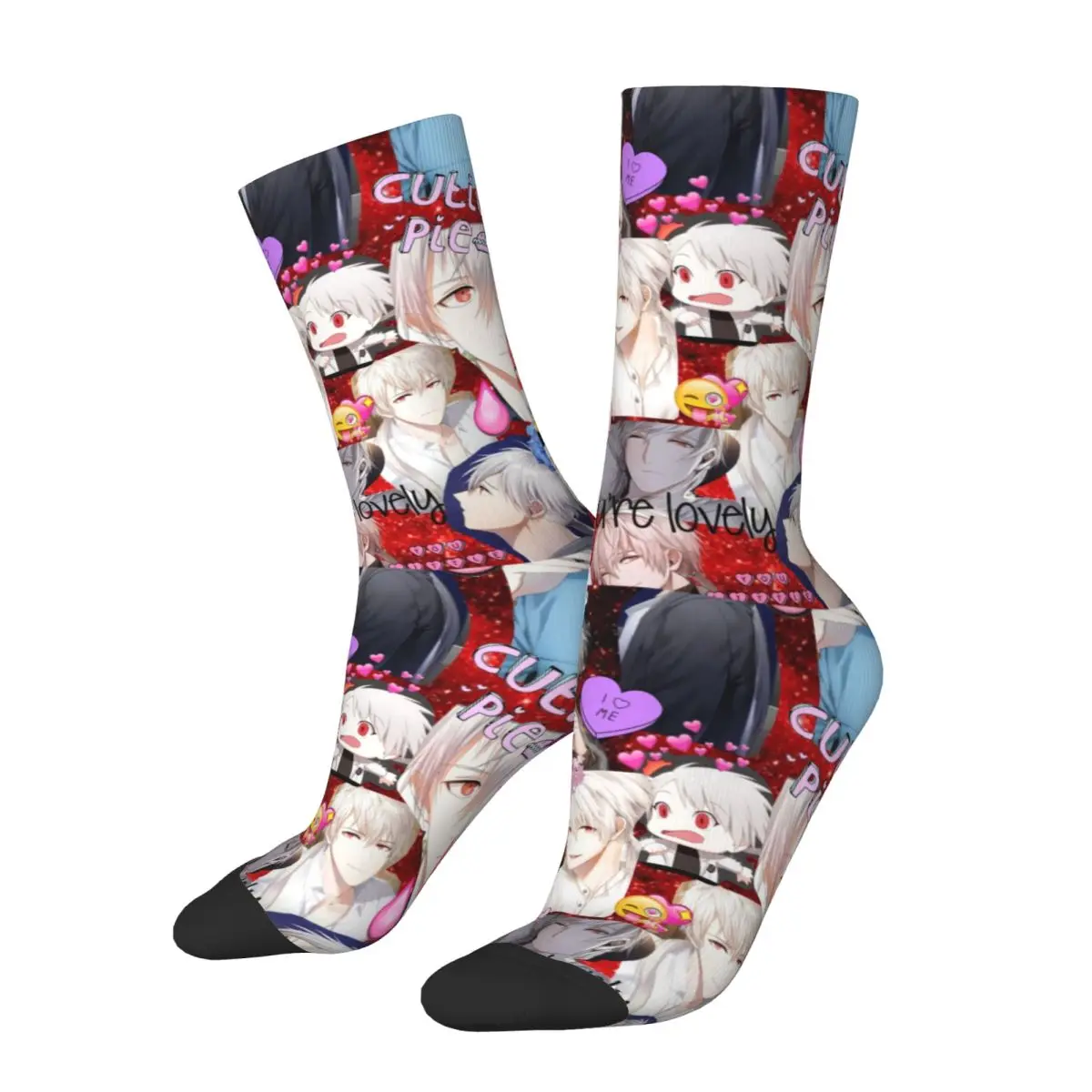 Happy Funny Male Men Socks Hip Hop Mystic Messenger Zen Video Game Sock Graphic Women Sock Spring Summer Autumn Winter