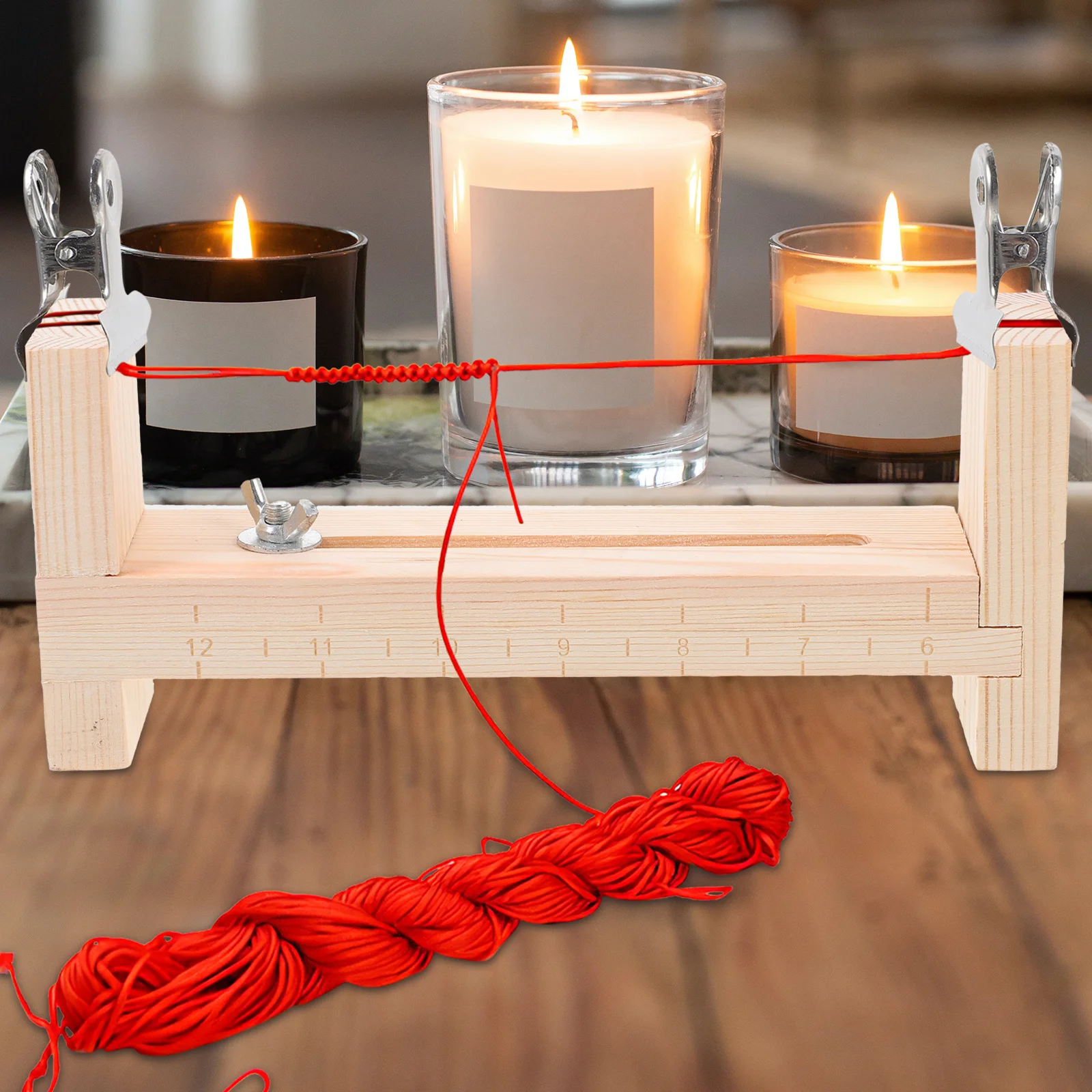 

1Set Safety Lanyards Bracelet Maker 23x5cm Adjustable Metal Weaving DIY Craft Tool Kit for Bracelet Weaving and Decoration