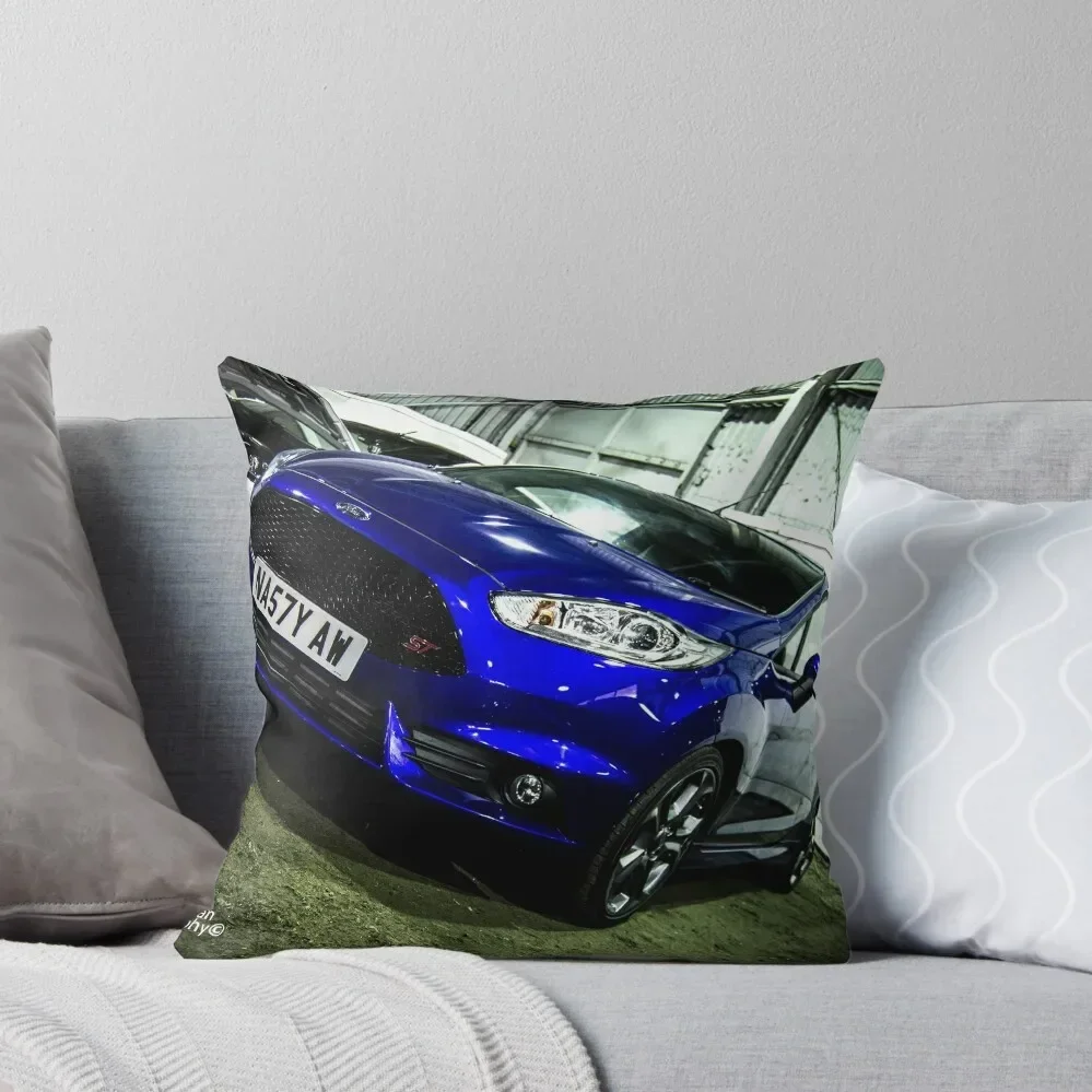 Fiesta ST Blue Throw Pillow christmas cushions covers Custom Cushion Pillow