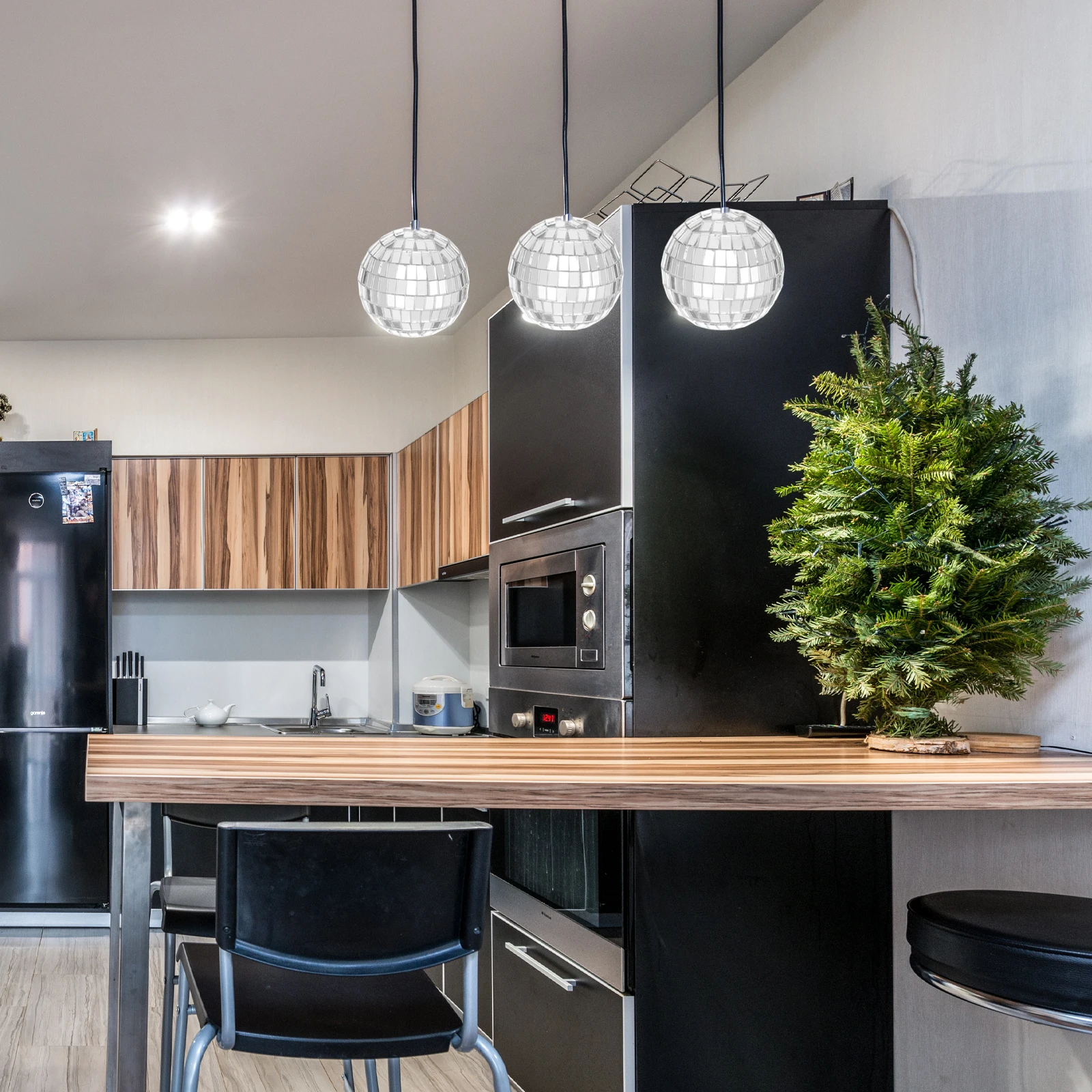 

6Pcs LED Lawn Light Lampshades Plastic Miniature Reflective Cover for String Light DIY Garden Decoration Outdoor Landscape