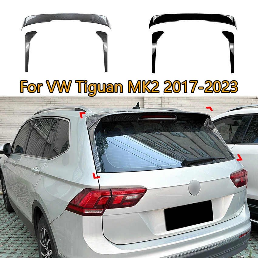 

Car Tail Top/Side Wings Fixed Wind Spoiler Rear Wing For VW Tiguan MK2 2017-2023 Car Exterior Modification Accessories