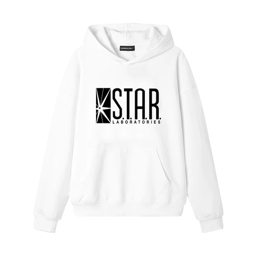 Imagen 2 del producto 2025 gran oferta Star Labs Logo impreso Sudadera con capucha primavera moda Hip Hop pulóver hombres mujeres Casual vintage sudadera de gran tamaño Unsiex
