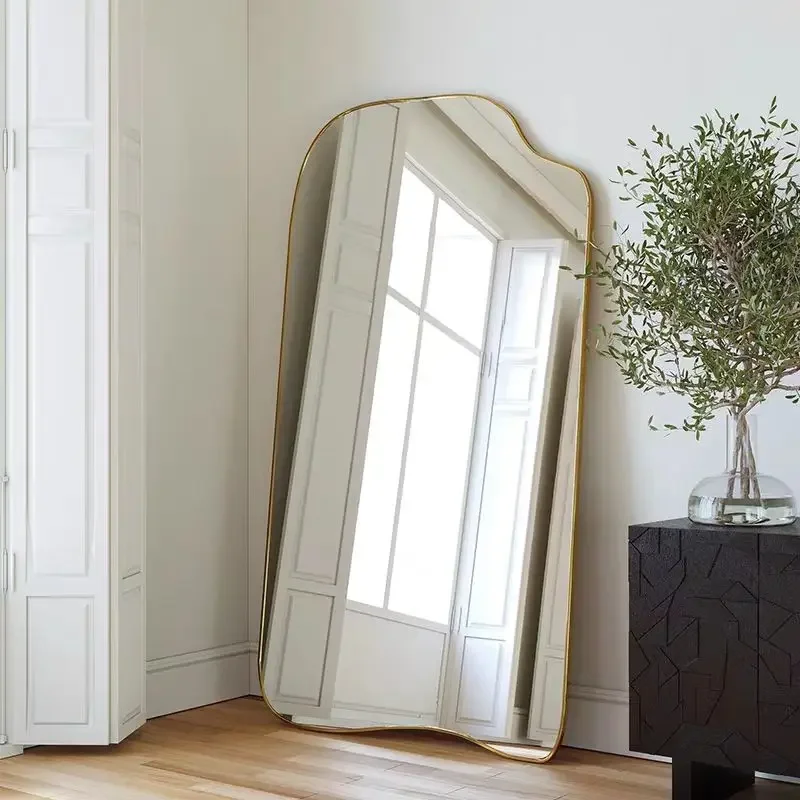 

Floor mirror contemporary wooden wholesale large flower decorative floor