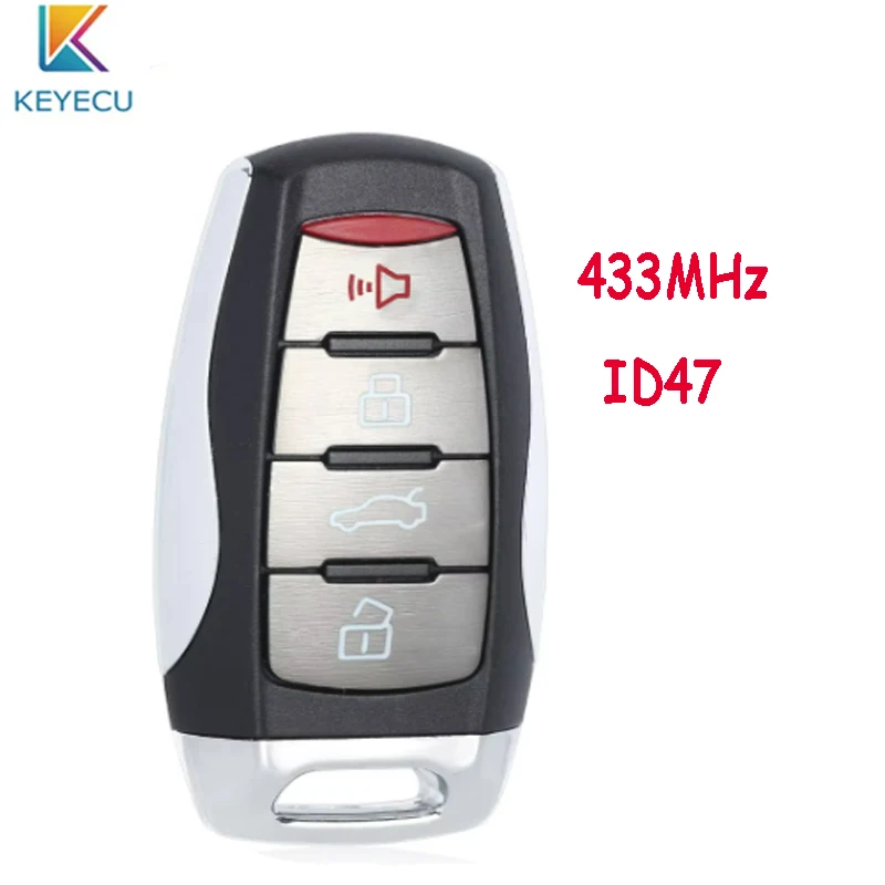 

Умный дистанционный автомобильный брелок KEYECU для Great Wall Haval Jolion H2S H6 2018 2019 2020 2021 433 МГц ID47 чип 4 кнопки