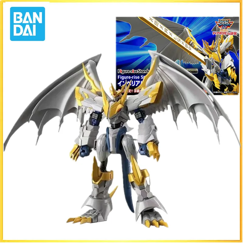 

In Stock BANDAI Original Digimon Adventure Figure Rise Imperialdramon Paladin Mode Anime Action Figures Assemble PVC Model Toy