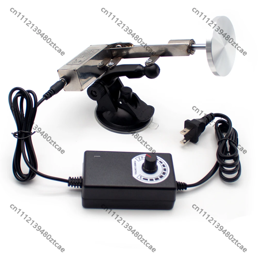 12V Mini Telescopic Linear Actuator 39MM Stroke 60MM Aluminum Plate Adjustable 30-190RPM ReciprocatingMechanical Automation Tool