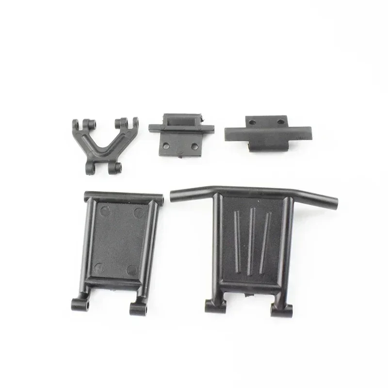 

1 комплект для Wltoys 124018 1/12, детали для обновления радиоуправляемого автомобиля, передний и задний бампер радиоуправляемого автомобиля, запасные аксессуары для защиты от столкновений