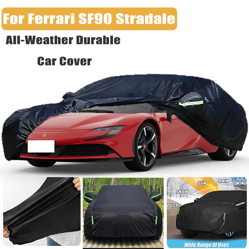 

Всесезонный чехол для автомобиля Ferrari SF90 Stradale - Полная защита на открытом воздухе, водонепроницаемый, пылезащитный, термостойкий автомобильный аксессуар