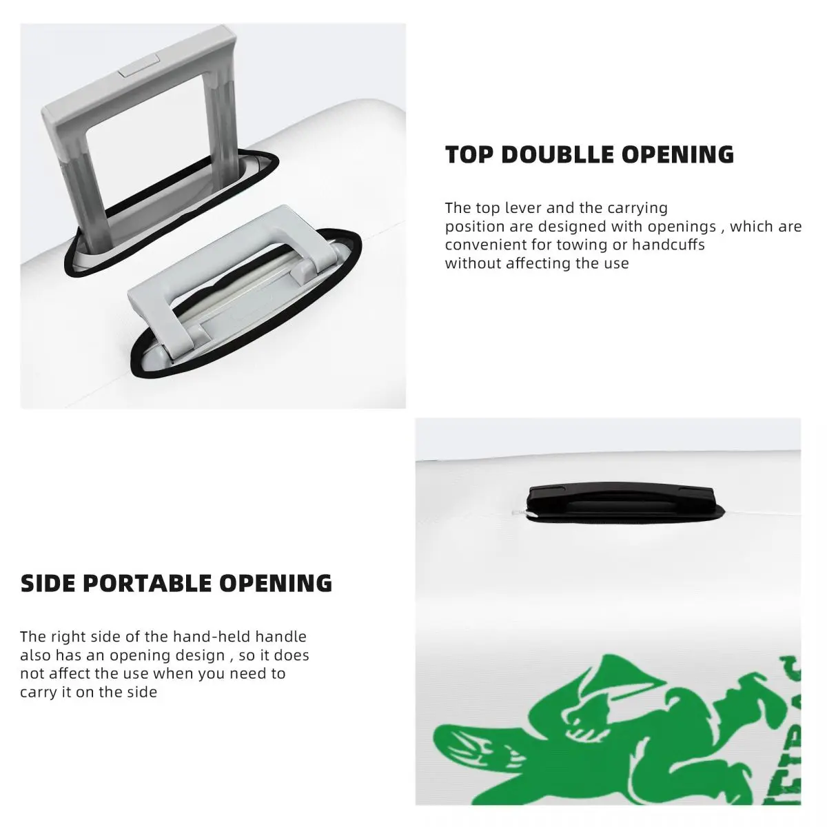 My City、My Colors、ブラジル産パルメイラス (1) スーツケースカバー保護弾性旅行荷物プロテクターカバー 18-32 インチ用