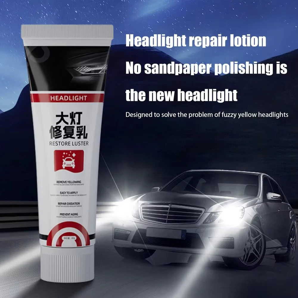 

Car Headlight Cleaner Upgraded Lens Restorer Headlight Cleaner Professional Auto Headlight Restoration Kit Headlights Cleaner