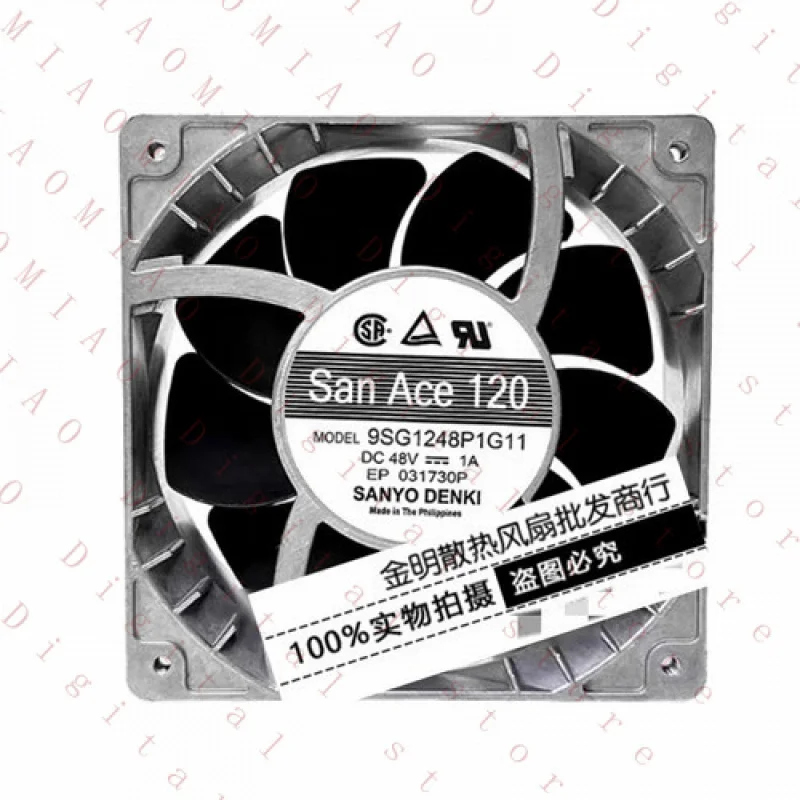 

Вентилятор охлаждения инвертора Danfoss 12 см 9SG1248P1G11 48В 1А для Sanyo, 1 шт.