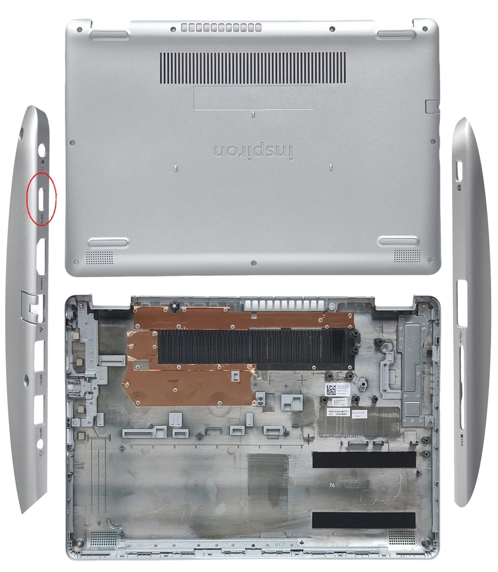 Original New For inspiron 15-5000 5584 P85F LCD Back Cover Front Bezel Palmrest Upper Top Case Bottom Shell Lower Base Case