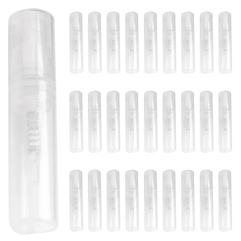 

AS60-400 X 2Ml Plastic Travel Spray Bottle Empty Transparent Perfume Atomizer New