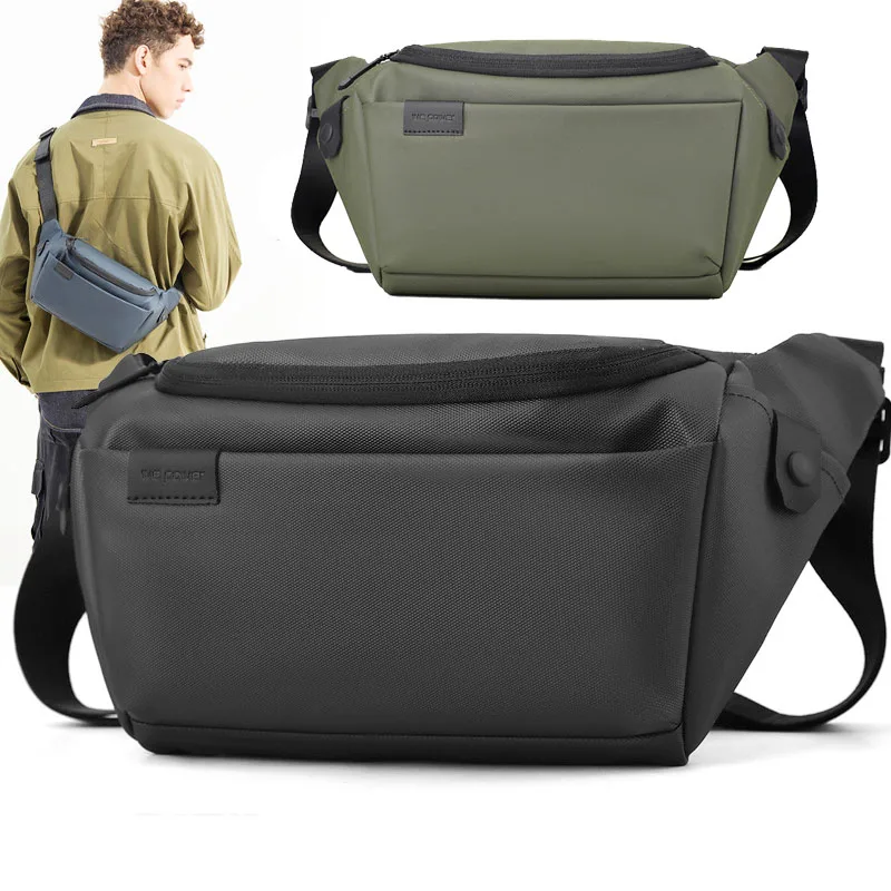 

Unique Design Men's Waterproof Waist Bag Large Capacity Crossbody Shoulder Chest Pack Lightweight Outdoor Casual Bag