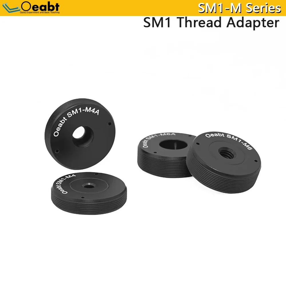 Série Sm1 Adaptador de Rosca Externa Parafuso de Conversão Elemento Óptico Adaptador de Rosca Conjunto Mecânico Óptico m4 m6 Sm1-m