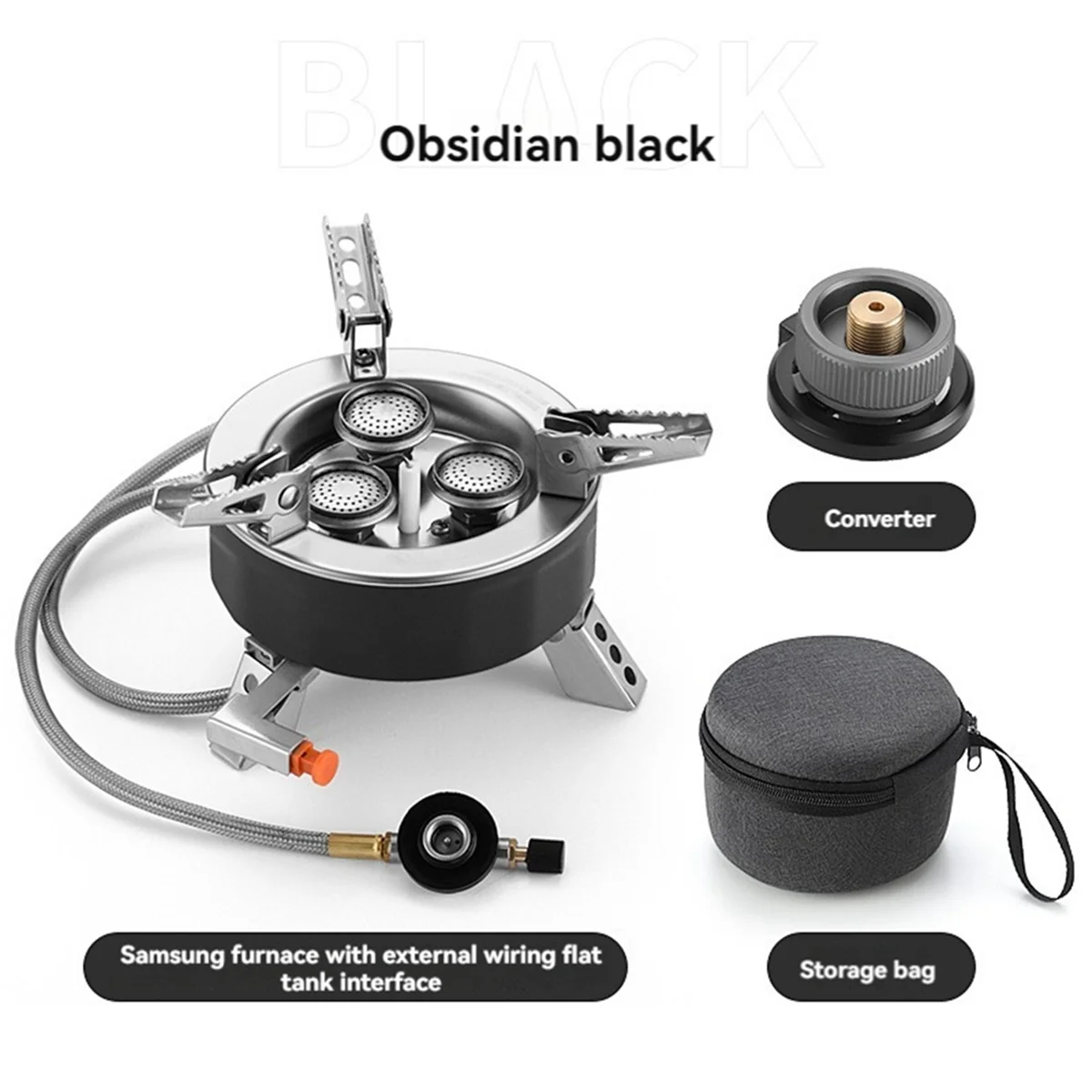 【New User-Coupon!】Single Burner, CB Tank, Camping Gas Stove Burner, Camping, Regulating Stove, One-Piece Cassette Stove