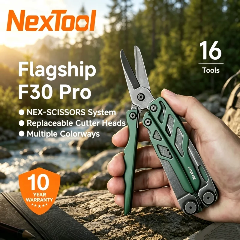 NexTool Flagship Pro 16-in-1 Multi Tool Folding Pliers EDC Hand Tool Knife Saw Screwdriver Scissors For Outdoor Camping Survival