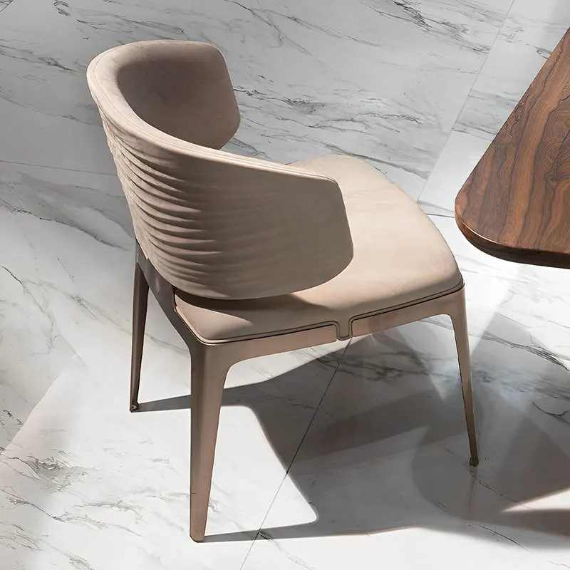 

Light Luxury Italian Home Dining Chair Modern Simple Designer Art