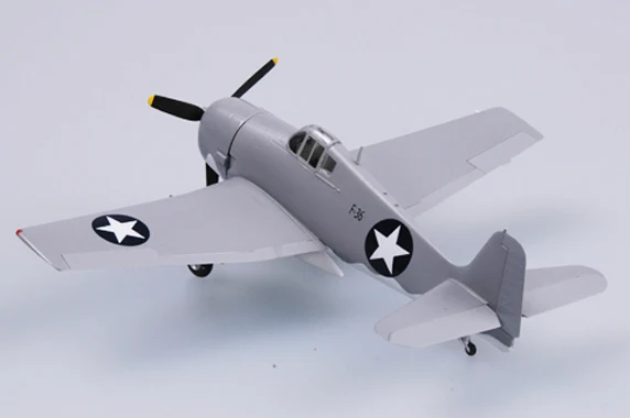 Easymodel 37296 1/72  F6F Hellcat USN VF-4  Fighter Bomber Assembled Finished Military Static Plastic Model Collection or Gift